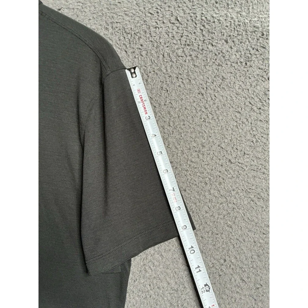 Lululemon Men’s Black Performance Evolution Polo Shirt Size L Stretch Golf - Picture 5 of 11